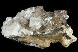 Transparent Columnar Calcite Crystal Cluster - China #163994-1